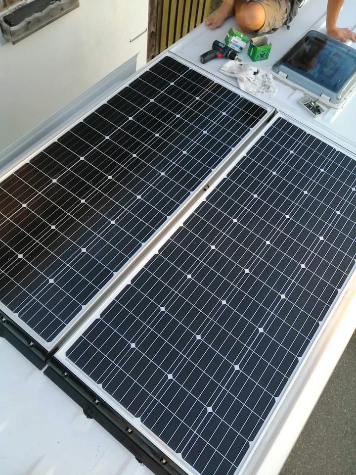 fertig montierte solaranlage von offgridtec