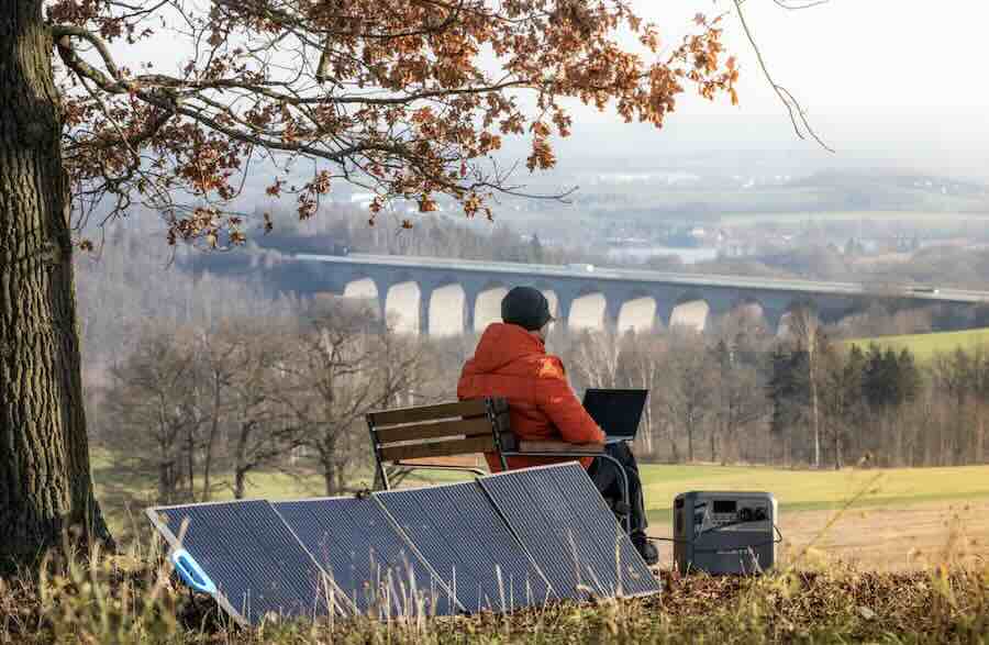 blueti im herbst camping